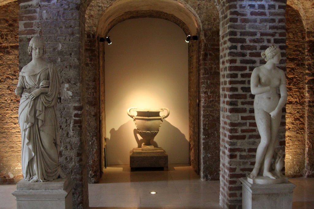 Urn with Statues